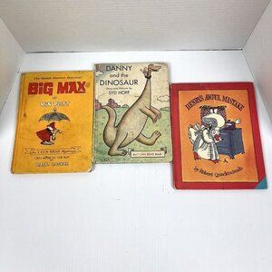 Lot of three vintage kids books Danny and the Dinosaur Big Max Henry’s Awful‎ …